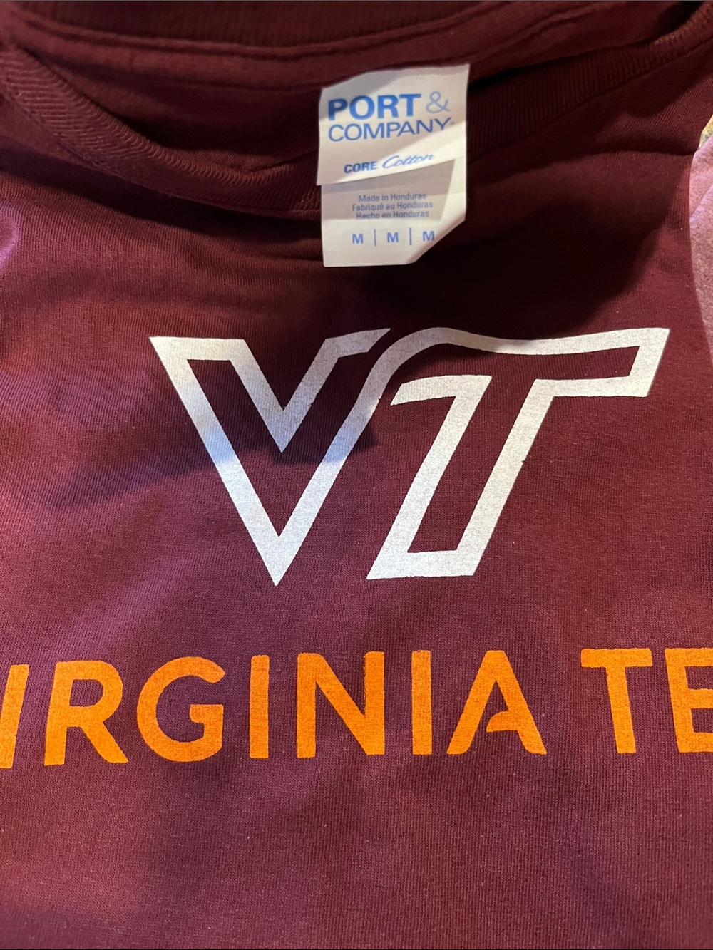 Virginia Tech Graphic Tee Bundle of 5 - Maroon, Orange, Gray - Picture 5 of 6